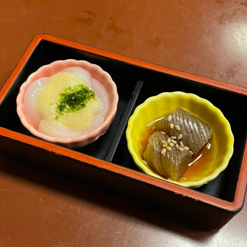 お通し(居酒屋 鶴八 名古屋駅前本店)