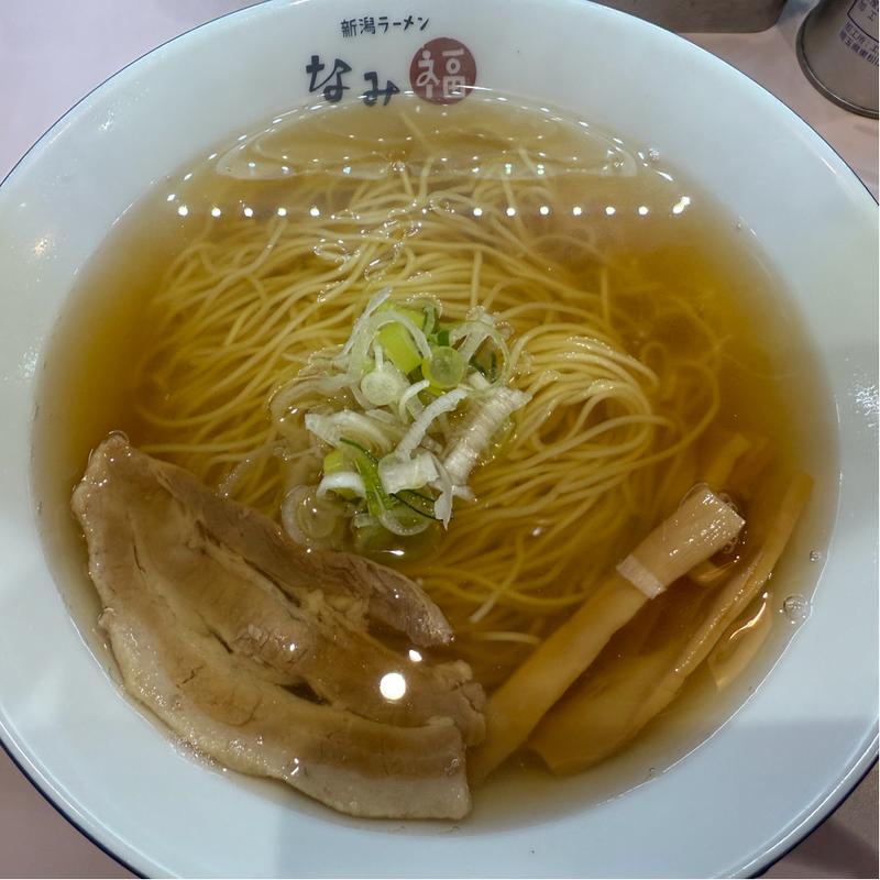 ラーメン(新潟ラーメンなみ福 浅草店)