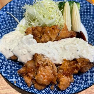 黒酢あんのチキン南蛮定食