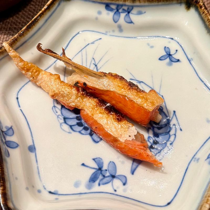 ランチ限定おまかせ握りコース　焼き魚(意気な寿し処 阿部 青山店)