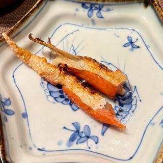 ランチ限定おまかせ握りコース　焼き魚(意気な寿し処 阿部 青山店)