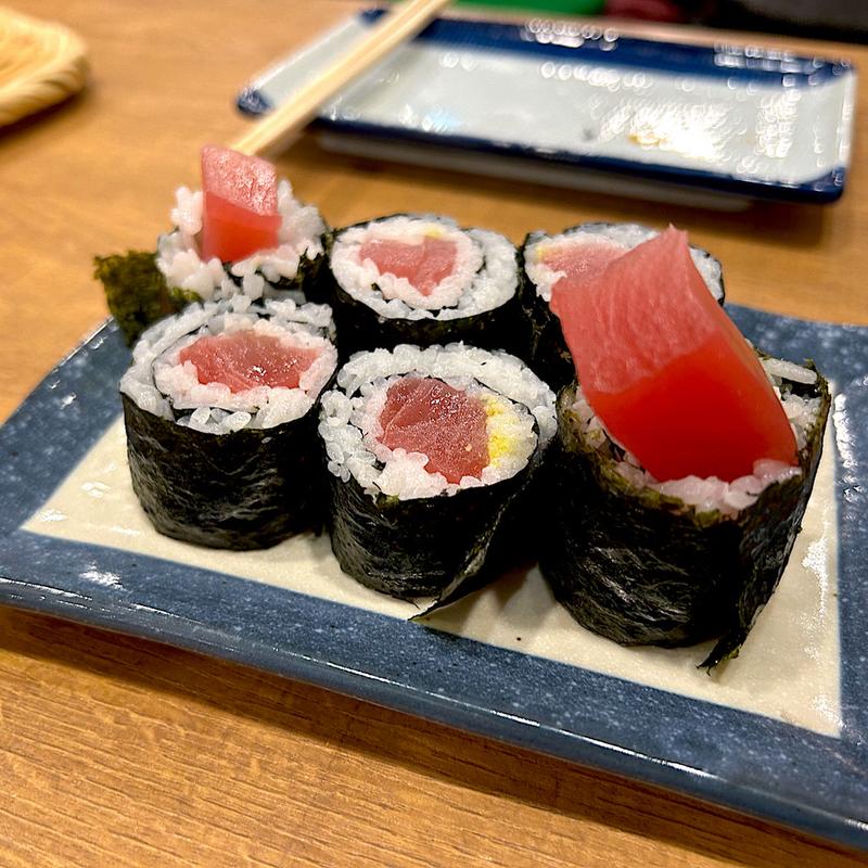 鉄火巻き(磯丸水産 名駅柳橋店)