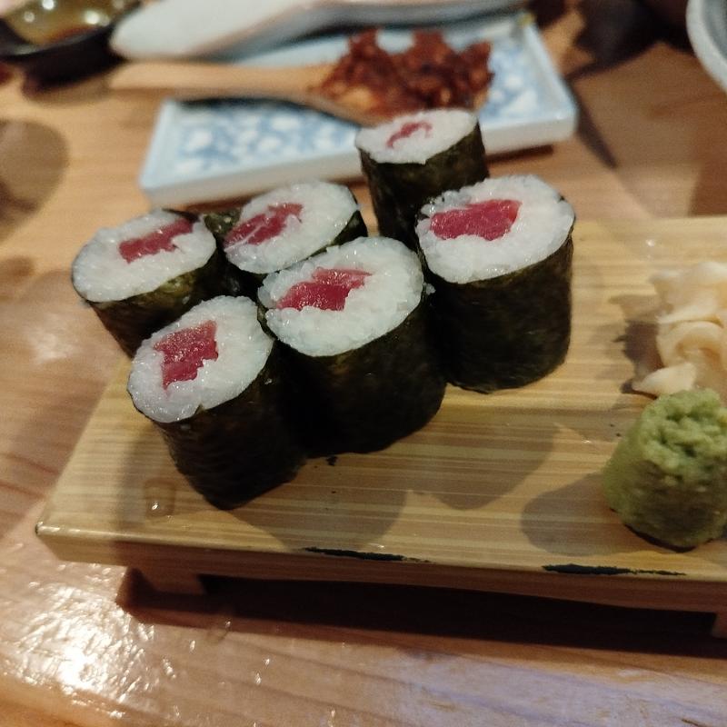 生本まぐろ 鉄火巻き(寿司と焼き鳥 大地 新松戸店)