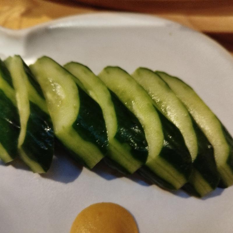胡瓜一本漬け(寿司と焼き鳥 大地 新松戸店)