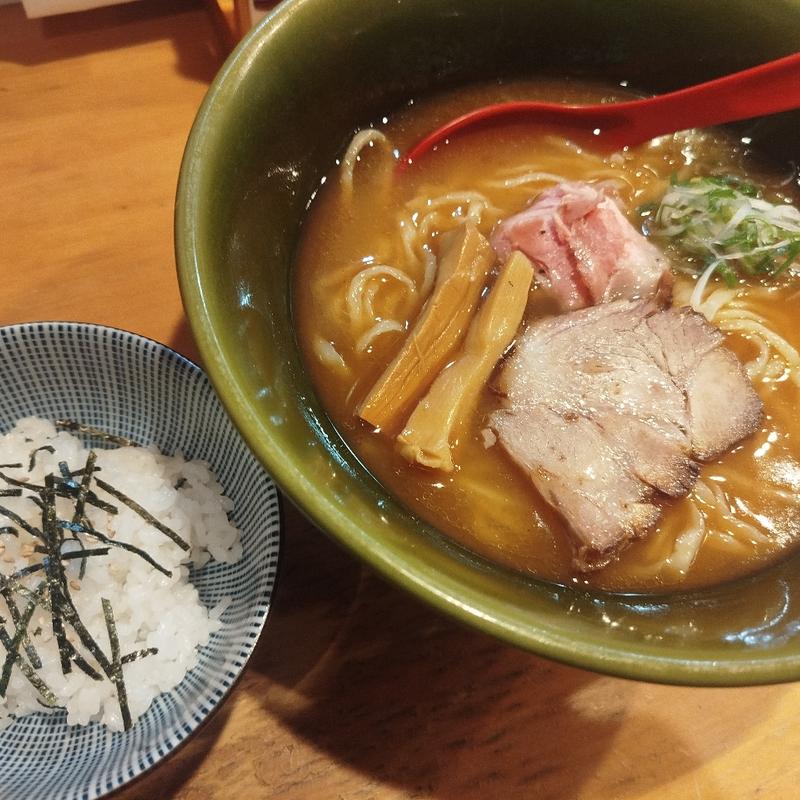 焼きあご塩らー麺お茶漬セット(焼きあご塩らー麺たかはし 銀座店)