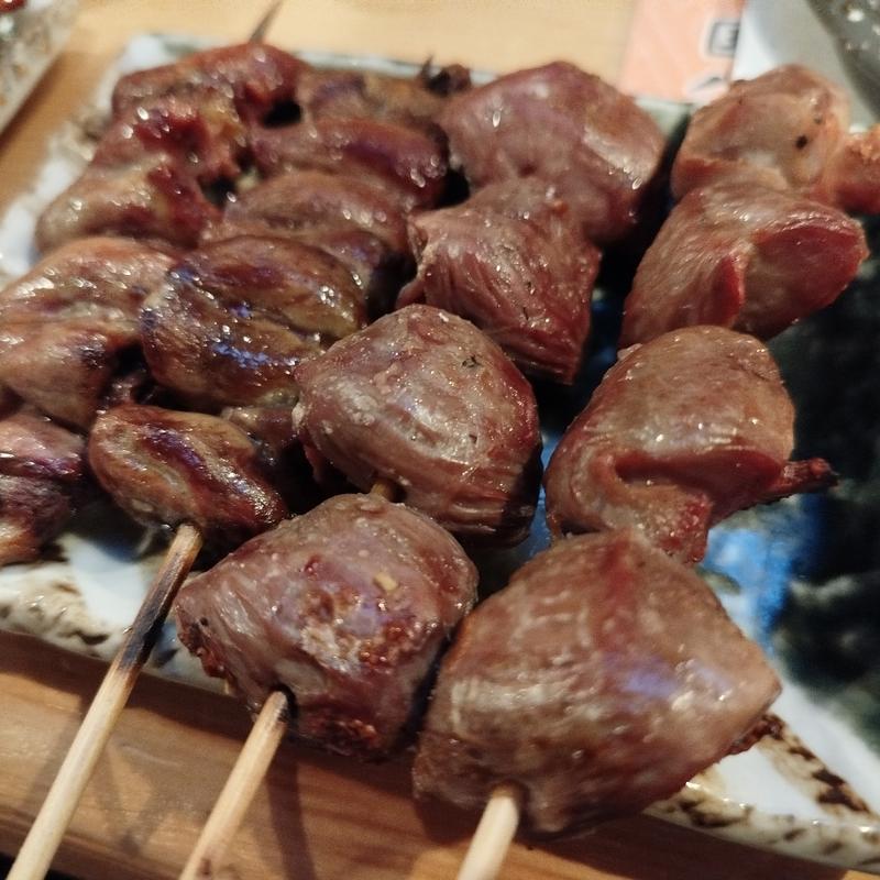 ハツとぼんじり(寿司と焼き鳥 大地 新松戸店)