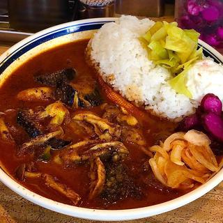 牡蠣野菜カレー ライス大盛(カレーライス専門店 ブラザー)