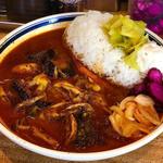 牡蠣野菜カレー ライス大盛