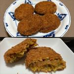 横須賀カレーコロッケ・福神漬け入り