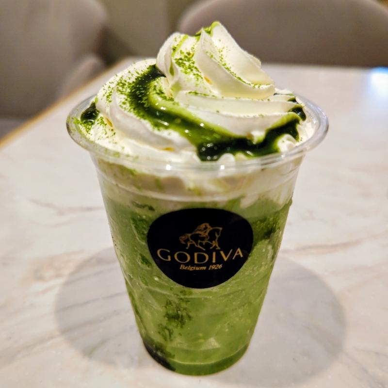 石臼挽き 宇治抹茶チョコリキサー(GODIVA café Minatomirai（ゴディバ カフェ みなとみらい）)