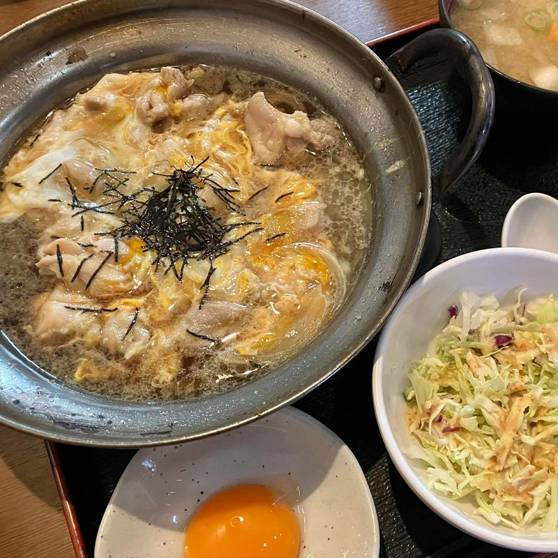 親子とじ定食(金太郎)