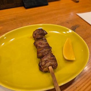 朝引きレバー串