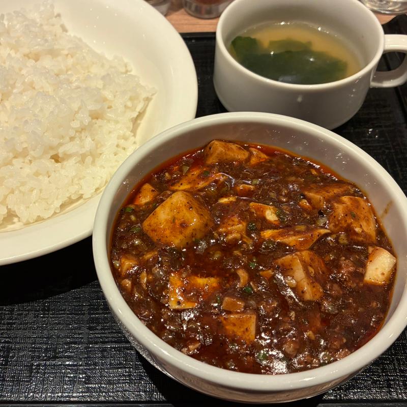 四川麻婆豆腐セット(陳建一麻婆豆腐店 立川)