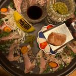 カツオの藁焼き