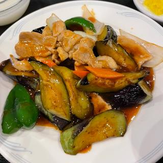 豚肉とナス炒め定食