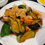 豚肉とナス炒め定食(香蘭 本店)