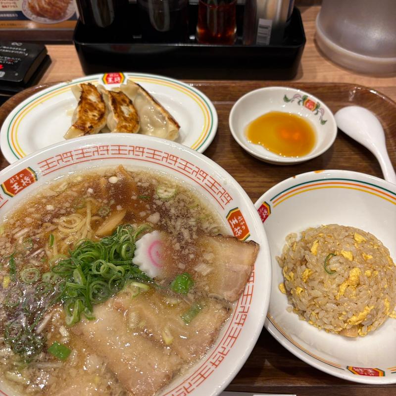 中華そばセット(餃子の王将 ジョイ・ナーホ赤坂見附店)