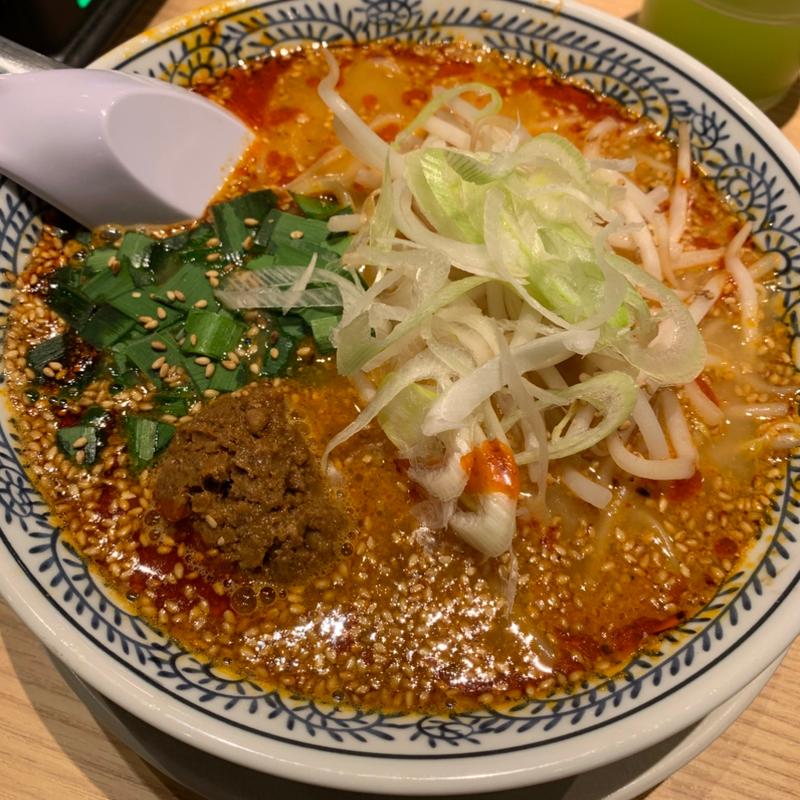 ゴマたっぷり白胡麻担々麺(丸源ラーメン 上板橋店)