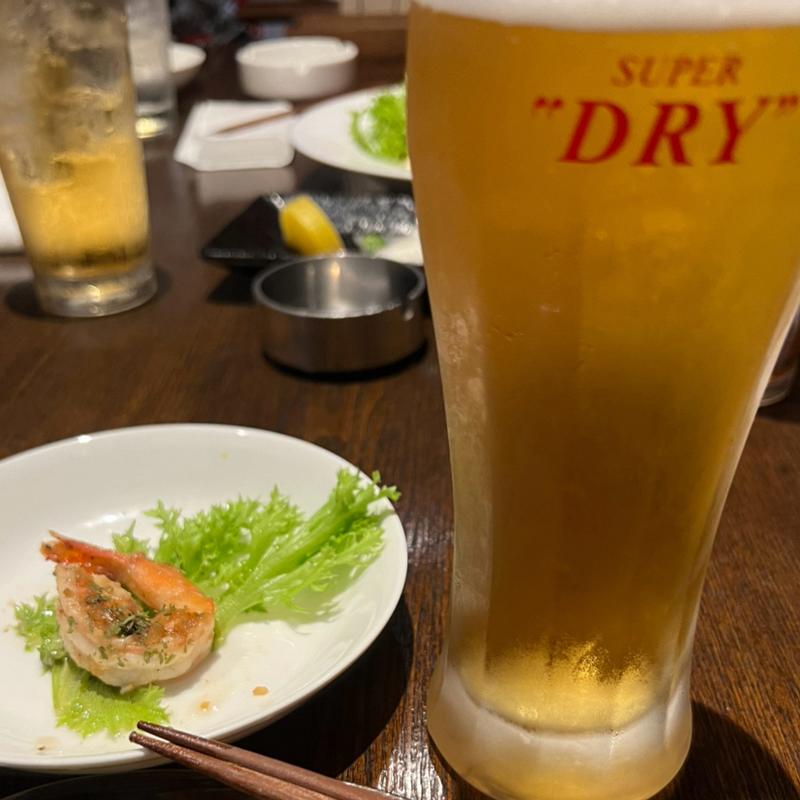 生ビール　お通し(福酒場)