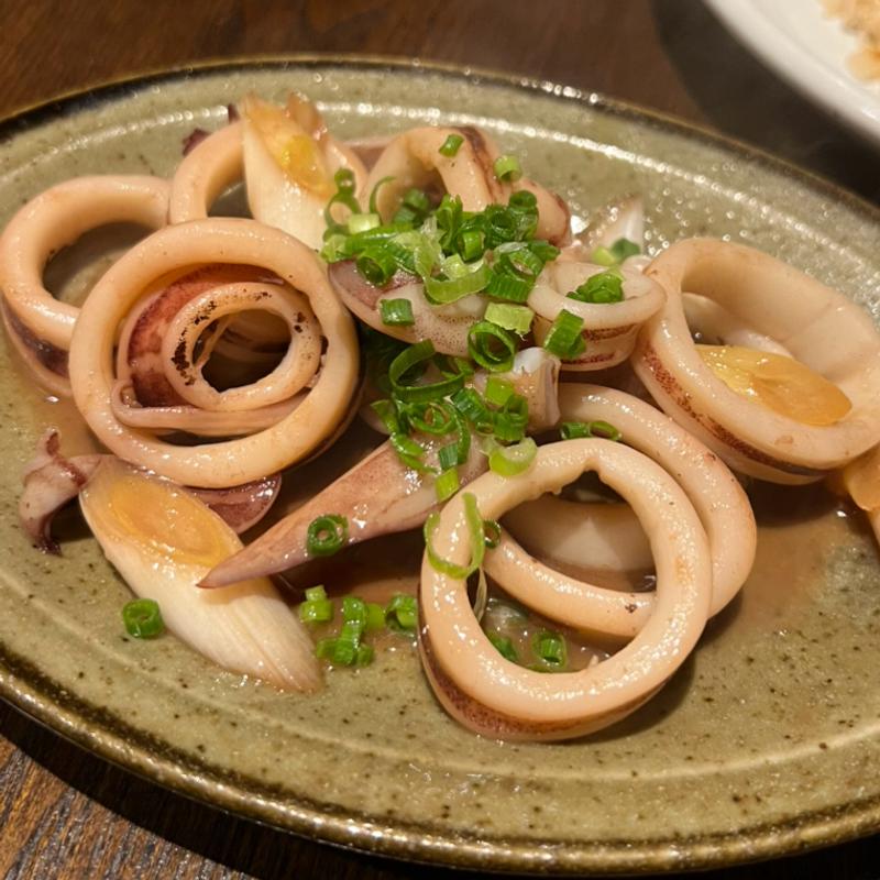 スルメイカ　バター炒め(福酒場)