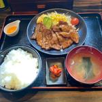 雪室熟成豚の生姜焼き定食