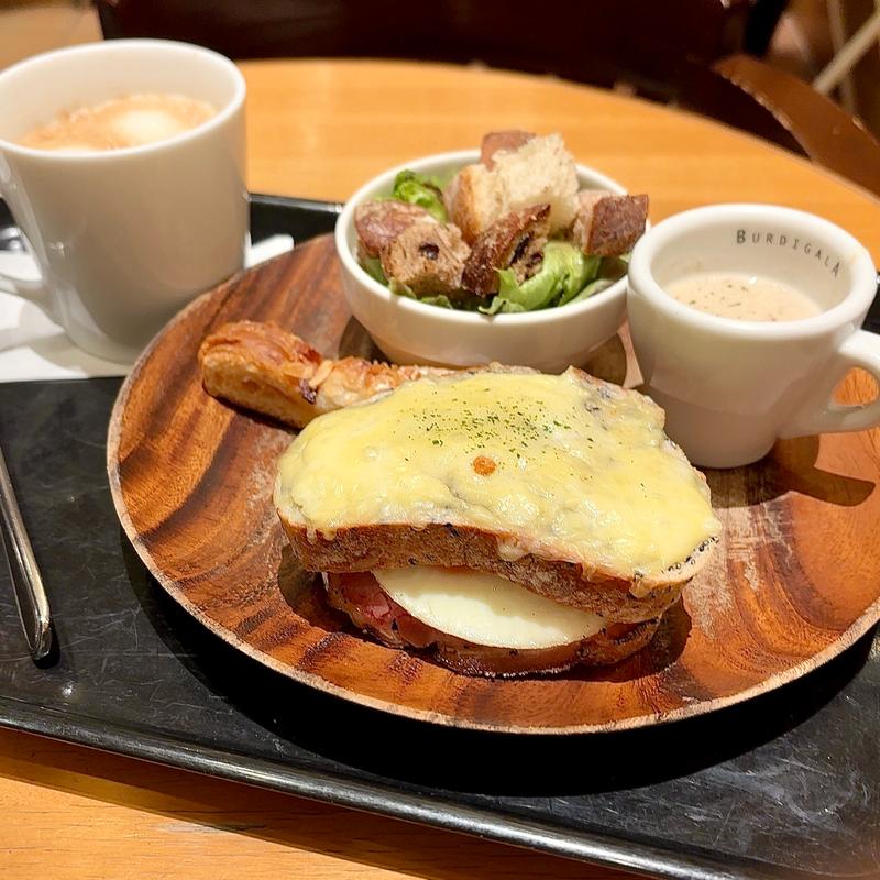 クロックムッシュランチ(BOULANGERIE BURDIGALA 大阪店)