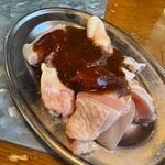 若鶏もも味噌ダレ(ハーフ&ハーフ定食)