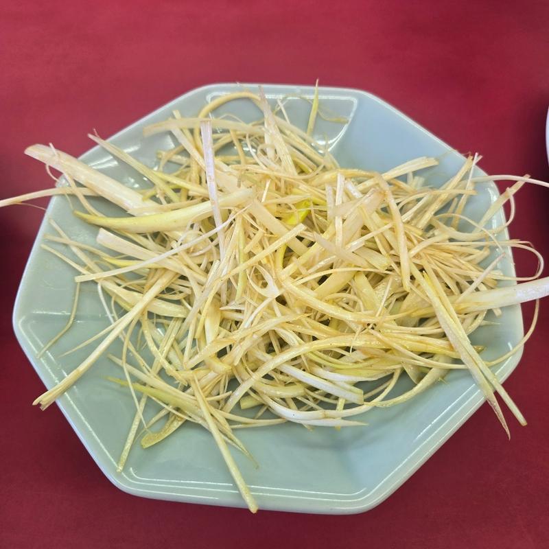 白髪ネギ(ラーメン山岡家 足利店)