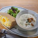 選べるスープとハーフサンドイッチプレート