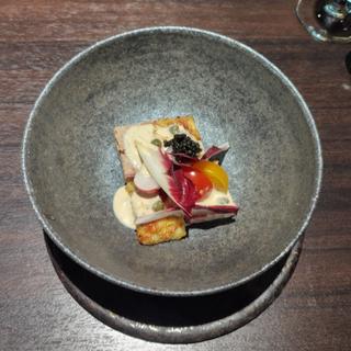 田舎風パテのサラダ仕立て