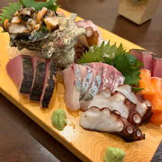 鮮魚のお刺身6種盛り(炉ばた 焔仁)