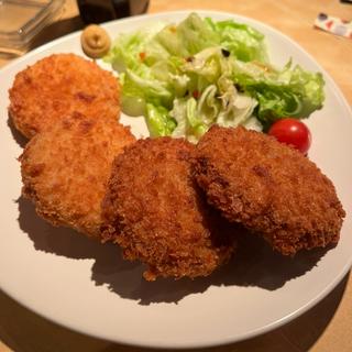 ハムカツ　メンチカツ盛り合わせ(居酒屋 心(shin))