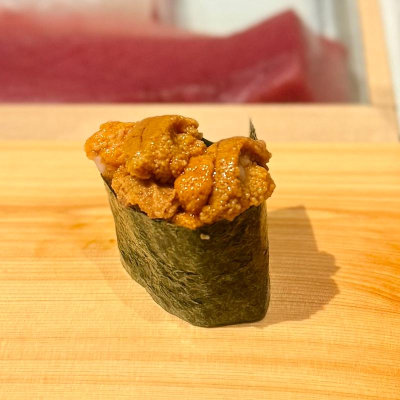 ランチ限定おまかせ握りコース　うに(意気な寿し処 阿部 青山店)