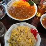 炒飯 麻婆春雨丼