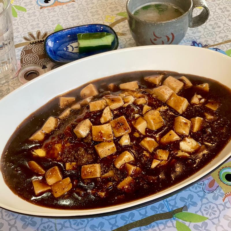 麻婆豆腐オムライス M(オムライス専門店タンポポ)