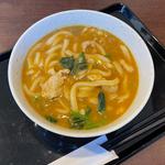 カレーうどん＋ほうれん草