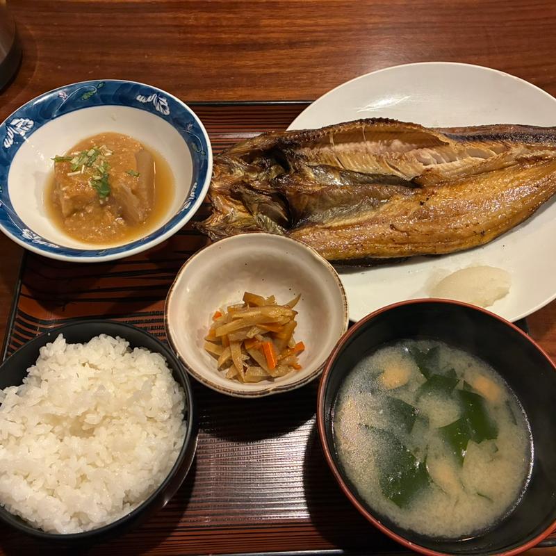 開ホッケ定食(和食 こふじ)