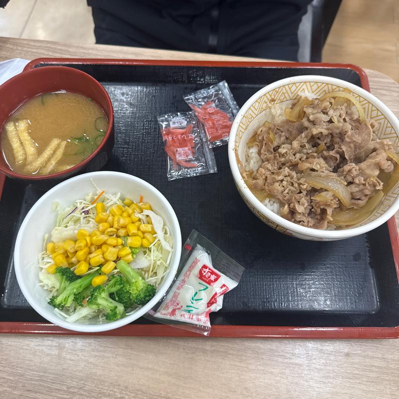 牛丼(すき家 イオン東雲店)