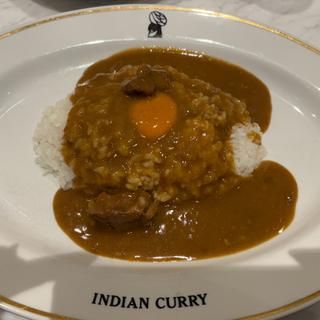 インディアンカレー ご飯少なめ 卵