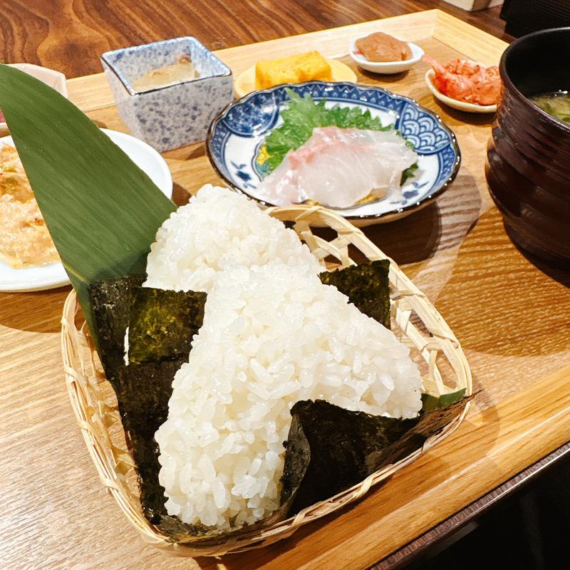 おにぎり御膳(夜の一粒 梅田店)