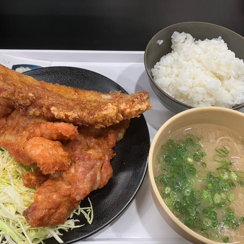 MIX唐っと定食(博多 一叶 南福岡店)