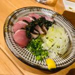 薬味たっぷりはがつおのニラしょうゆ