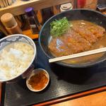 カツカレーうどんセット