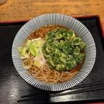 春菊の天ぷらそば