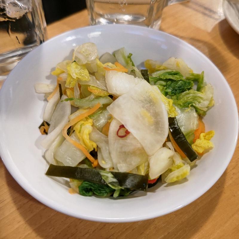 お新香(もつ焼き串焼き 肉の佐藤 横浜西口店)