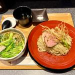 仙台産せりと鴨肉のつけ麺