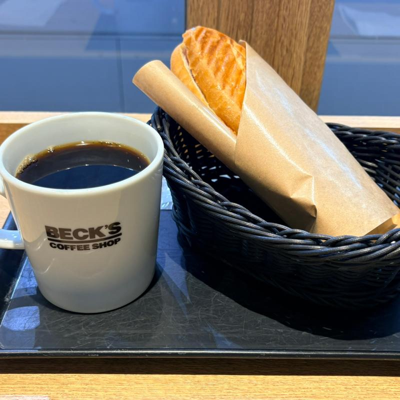 モーニング　ソーセージ&ポテトセット(BECK'S COFFEE SHOP さいたま新都心)