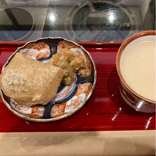 焼き餅と甘酒(御茶処 西利)