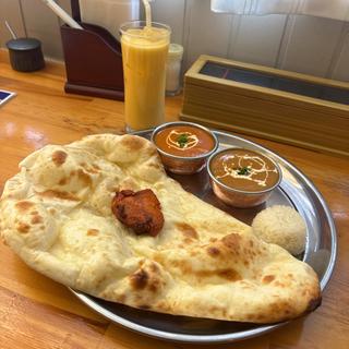 2種類のカレーランチセット(ニューナマステインディア)