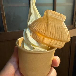 かやぶきソフトクリーム